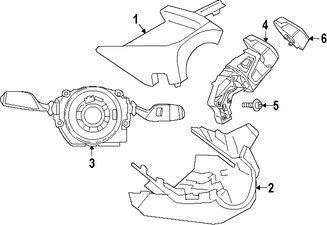 Foto de Cubierta de la Columna de Direccion Original para BMW i3 2014 2015 2016 2017 Marca BMW Nmero de Parte 51459285064