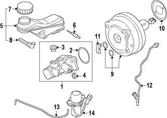 Foto de Bomba de Vaco de Servofreno Original para BMW i3 2014 2015 2016 2017 Marca BMW Nmero de Parte 34336857405