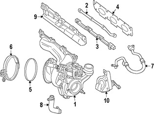 Foto de Turbo Original para BMW i8 2015 2014 2016 2017 Marca BMW Nmero de Parte 11657625161