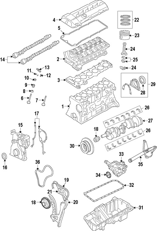 Foto de Arbol de Levas Original para BMW X5 BMW 335d Marca BMW Nmero de Parte 11317791579