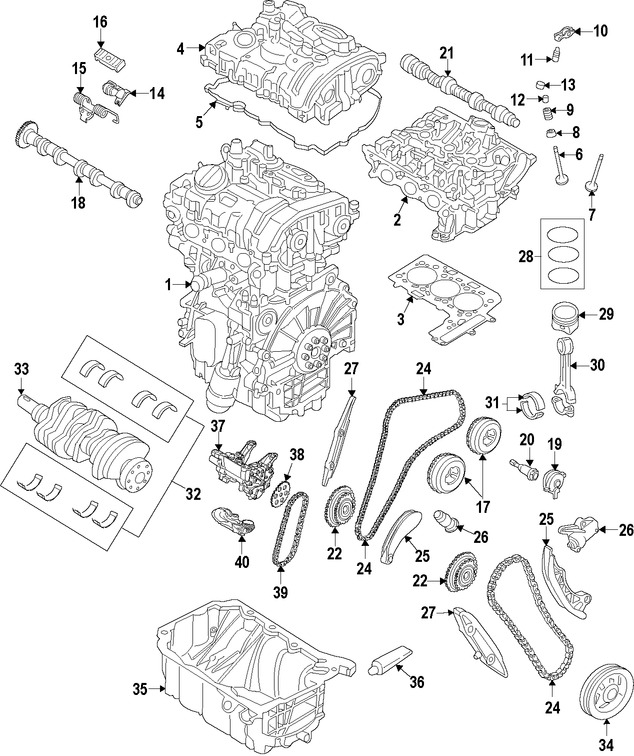 Foto de Arbol de Levas Original para BMW i8 Mini Cooper Cooper Marca BMW Nmero de Parte 11317645953