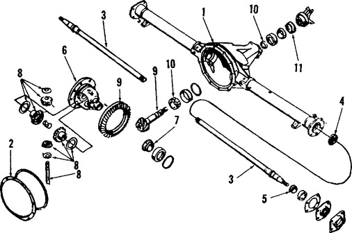 Foto de Sello de Pin Diferencial Original para American Motors Eagle Jeep Grand Cherokee Marca CHRYSLER Nmero de Parte 83504946