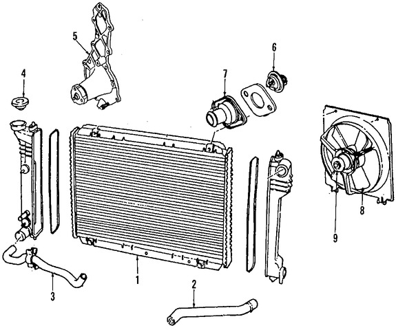 Foto de Motor del ventilador de enfriado Original para Chrysler Dodge Plymouth Marca CHRYSLER Nmero de Parte 4364866