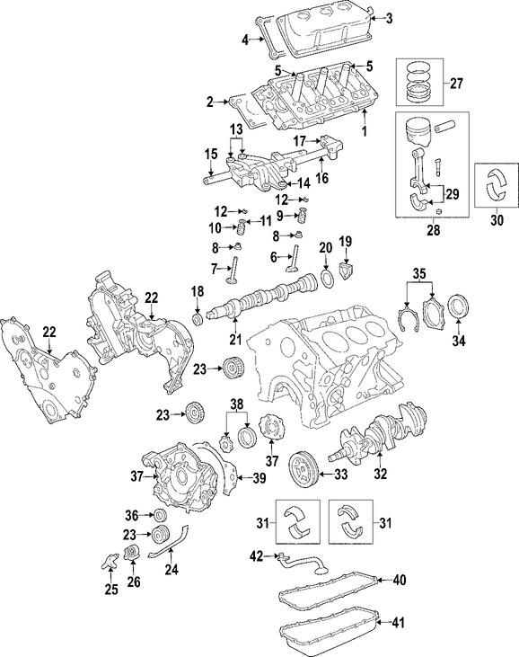 Foto de Juego de Empacadura de la culata Original para Dodge Challenger Dodge Charger Dodge Magnum Chrysler 300 Marca CHRYSLER Nmero de Parte 68003769AC