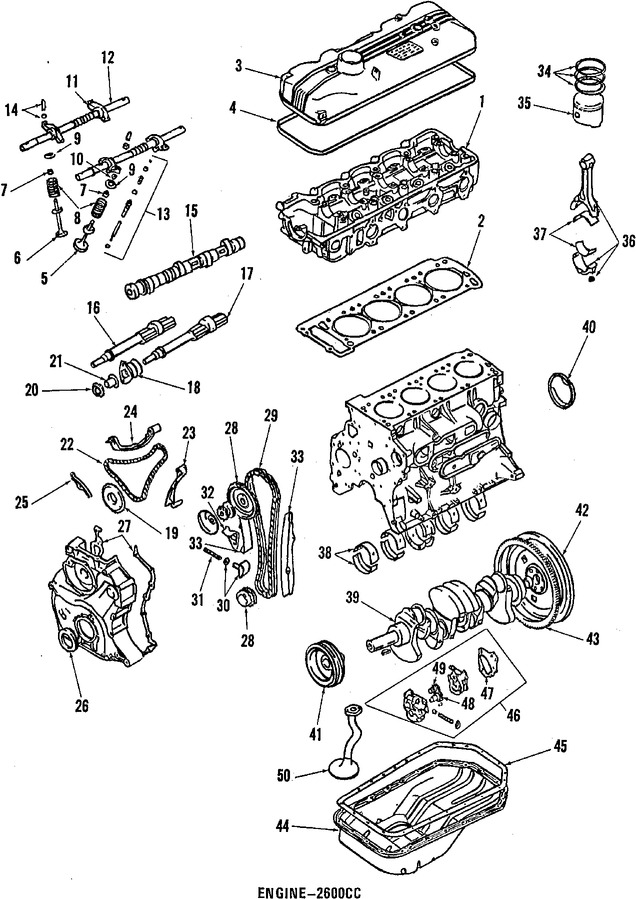 Foto de Guia de Cadena de Tiempo Original para Dodge Plymouth Chrysler Mitsubishi Marca CHRYSLER Nmero de Parte MD021232