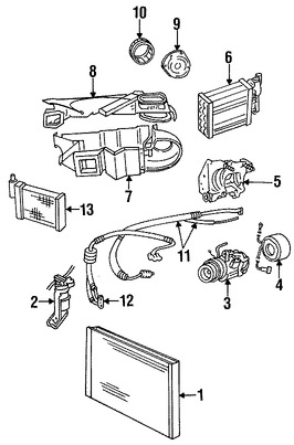 Foto de Manguera Descarga Refrigerante Aire Acondicionado Original para Chrysler E Class 1984 Chrysler Executive Limousine 1985 Chrysler Executive Sedan 1984 Chrysler New Yorker 1984 1985 Marca CHRYSLER Parte #3848677