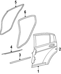 Foto de Carcasa de puerta Original para Chrysler Sebring Chrysler 200 Marca CHRYSLER Nmero de Parte 5074525AE