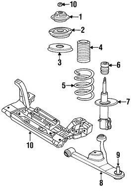 Foto de Soporte / Compacto del motor Original para Chrysler PT Cruiser 2002 2003 Marca CHRYSLER Nmero de Parte 5272888AC