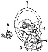 Foto de Timon / Volante / Manubrio Original para Chrysler PT Cruiser 2001 2002 2003 Marca CHRYSLER Nmero de Parte RL711L8AF