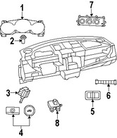 Foto de Panel de Instrumentos Original para Chrysler Sebring 2010 Marca CHRYSLER Nmero de Parte 5172734AE