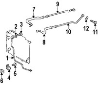 Foto de Manguera de Enfriado de Aceite Transmisin Automtica Original para Chrysler Crossfire 2004 2005 2006 2007 2008 Marca CHRYSLER Nmero de Parte 5097764AA