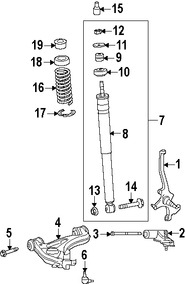 Foto de Tornillo de Brazo de Control de Suspension Original para Chrysler Crossfire 2005 2006 2004 2007 2008 Marca CHRYSLER Nmero de Parte 5097558AA