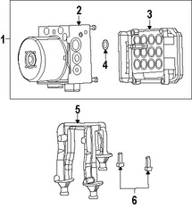 Foto de Mdulo de control de ABS Original para Chrysler 300 2015 2016 Marca CHRYSLER Nmero de Parte 68258642AC