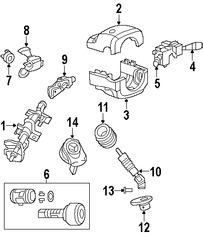 Foto de Interruptor del limpiaparabrisas Original para Chrysler PT Cruiser 2006 Marca CHRYSLER Nmero de Parte 5183954AB