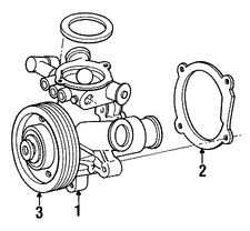 Foto de Empacadura del Termostato del Refrigerante Original para Eagle Premier 1991 1992 Dodge Monaco 1991 1992 Marca CHRYSLER Nmero de Parte J5505980