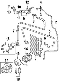 Foto de Tapa Vlvula de Servicio Aire Acondicionado Original para Chrysler 300 Chrysler Sebring Dodge Durango Dodge Charger Dodge Magnum Jeep Wrangler Marca CHRYSLER Parte #5101913AA