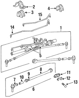 Foto de Manga de Ajuste de Terminal de Direccin Original para Chrysler Concorde Chrysler LHS Chrysler New Yorker Dodge Intrepid Eagle Vision Marca CHRYSLER Nmero de Parte 4723938