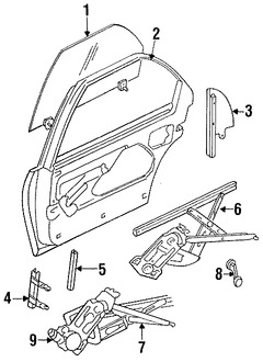 Foto de Regulador de Vidrio Automatico Original para Chrysler Concorde Chrysler LHS Chrysler New Yorker Dodge Intrepid Eagle Vision Marca CHRYSLER Nmero de Parte 4773925