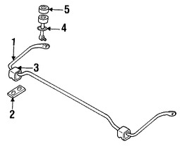 Foto de Enlace de Barra Estabilizadora Original para Chrysler Concorde Chrysler LHS Chrysler New Yorker Dodge Intrepid Eagle Vision Marca CHRYSLER Nmero de Parte 4582855