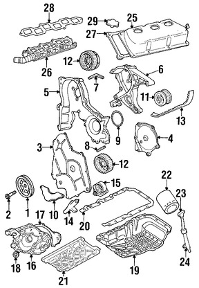 Foto de Polea Tensionadora Correa del Tiempo Original para Dodge Eagle Chrysler Plymouth Marca CHRYSLER Nmero de Parte 4663515