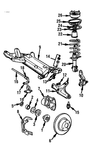 Foto de Puntal de suspensin Original para Chrysler Dodge Plymouth Marca CHRYSLER Nmero de Parte G0067508