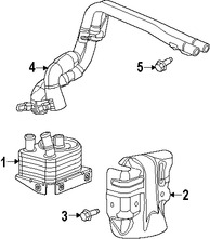 Foto de Manguera de Refrigerante Original para Dodge Dart Jeep Cherokee Chrysler 200 Marca CHRYSLER Nmero de Parte 5047388AD