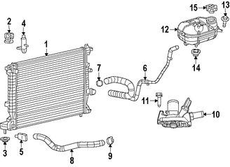 Foto de Kit de Termostato de Refrigerante del Motor  Original para Fiat 500 Dodge Dart Marca CHRYSLER Nmero de Parte 4892642AD