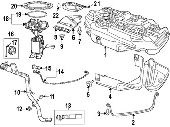 Foto de Soporte Tanque de Combustible Original para Jeep Cherokee 2014 Dodge Dart 2013 Marca CHRYSLER Nmero de Parte 68080857AB