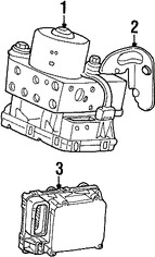 Foto de Modulador de frenos ABS Original para Chrysler PT Cruiser 2003 2005 Dodge Neon 2003 2004 2005 Marca CHRYSLER Nmero de Parte 5093396AA