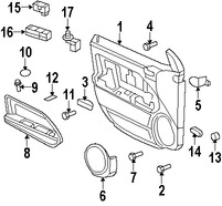 Foto de Apoyabrazos Original para Dodge Caliber 2007 2008 Marca CHRYSLER Nmero de Parte 1AB50XDHAA