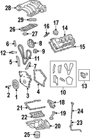 Foto de Engranaje del Cigueal Original para Dodge Avenger Dodge Charger Dodge Magnum Chrysler Sebring Chrysler 300 Marca CHRYSLER Nmero de Parte 4892342AA