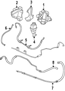 Foto de Manguera de Direccin Hidrulica Original para Chrysler Sebring Chrysler 200 Dodge Avenger Marca CHRYSLER Nmero de Parte 5272658AC