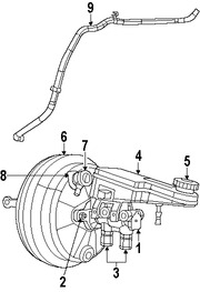 Foto de Reforzador de Frenos Original para Dodge Avenger Chrysler Sebring Chrysler 200 Marca CHRYSLER Nmero de Parte 68020653AC