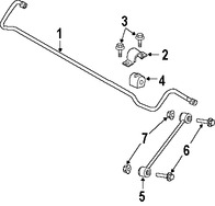 Foto de Enlace extremo de Barra Estabilizadora de Suspension Original para Chrysler 300 Chrysler Pacifica Dodge Magnum Dodge Charger Dodge Challenger Marca CHRYSLER Parte #4766866AA