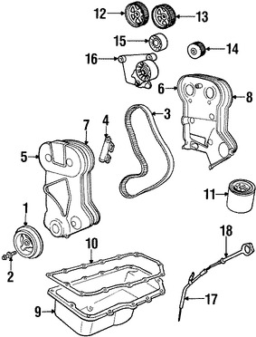 Foto de Engranaje de rbol de levas Original para Chrysler Dodge Eagle Plymouth Jeep Marca CHRYSLER Nmero de Parte 4667609