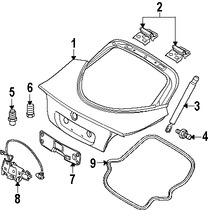 Foto de Puerta Trasera Original para Dodge Viper 2006 2008 Marca CHRYSLER Nmero de Parte 5030033AE