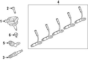 Foto de Cable de Bujia Original para Viper Dodge Viper Marca CHRYSLER Nmero de Parte 5037832AF