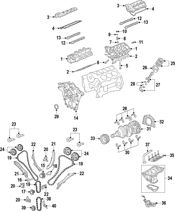 Foto de Tensor de la Cadena del Tiempo Original para Chrysler Dodge Jeep Marca CHRYSLER Nmero de Parte 5047790AA