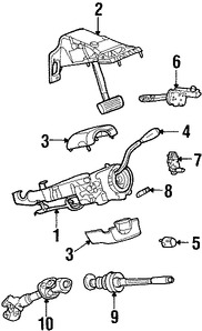 Foto de Interruptor Combinado Original para Dodge Chrysler Mitsubishi Marca CHRYSLER Nmero de Parte 56049823AB