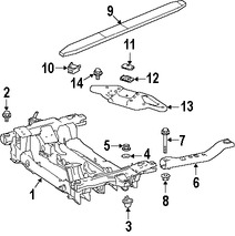 Foto de Buje para Hojas de Muelle Original para Dodge Sprinter 2500 2007 2008 2009 Dodge Sprinter 3500 2007 2008 2009 Marca CHRYSLER Nmero de Parte 68012190AA