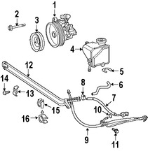 Foto de Manguera de Presin Direccin hidrulica Original para Dodge Sprinter 2500 2007 2008 Dodge Sprinter 3500 2007 2008 Marca CHRYSLER Nmero de Parte 68031748AA