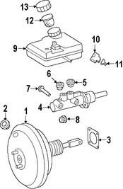 Foto de Empacadura de Booster Frenos de Potencia Original para Dodge Sprinter 2500 Dodge Sprinter 3500 Marca CHRYSLER Nmero de Parte 5119386AA