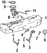 Foto de Sensor de Presin de Combustible Original para Dodge Sprinter 2500 2007 2008 Dodge Sprinter 3500 2007 2008 Marca CHRYSLER Nmero de Parte 68013498AA