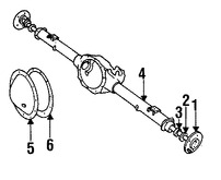 Foto de Rodamiento de Eje Propulsor Original para Dodge Jeep Plymouth Chrysler Marca CHRYSLER Nmero de Parte 3507898AB