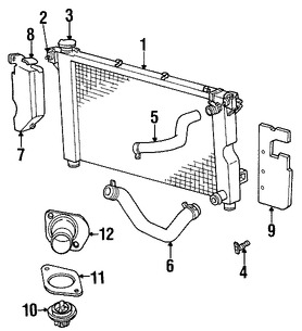 Foto de Empacadura del Termostato del Refrigerante Original para Chrysler Dodge Plymouth Eagle Marca CHRYSLER Nmero de Parte 4781661AB