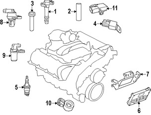 Foto de Sensor de posicin del rbol de levas Original para Dodge Chrysler Jeep Marca CHRYSLER Nmero de Parte 5149141AF