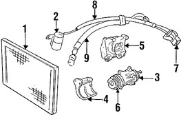 Foto de Embrague del Compresor de Aire Acondicionado Original para Dodge Plymouth Chrysler Marca CHRYSLER Nmero de Parte 3848983