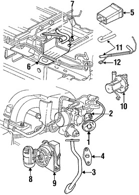 Foto de Solenoide de Purga del Canister Original para Chrysler Dodge Eagle Jeep Mitsubishi Plymouth Marca CHRYSLER Nmero de Parte 4669475AB