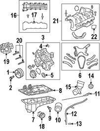 Foto de Tapa de Valvula del Motor Original para Dodge Durango Dodge Ram 1500 Dodge Dakota Jeep Grand Cherokee Jeep Commander Chrysler Marca CHRYSLER Nmero de Parte 53022138AA