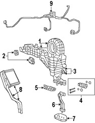 Foto de Actuador de Puerta de Entrada de Aire Original para Chrysler Dodge Jeep Marca CHRYSLER Nmero de Parte 68018109AA